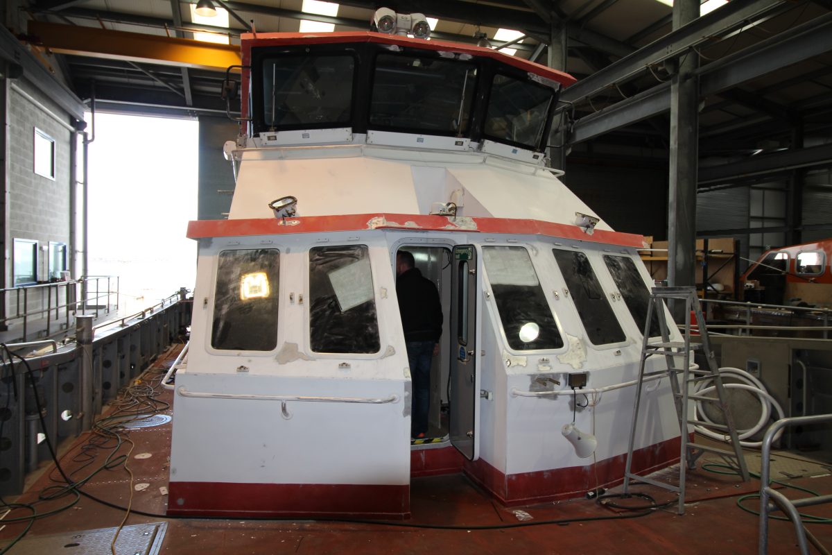 bow view of wheel house
